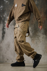 Nigel Cabourn LYBRO Men's Workbench Dungaree Overalls olive 英國工裝品牌 多口袋復古工裝連身吊帶褲
