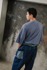 JieDa Dyed Over Size Tee 日本潮流品牌 日系做舊棉質寬鬆五分袖短T