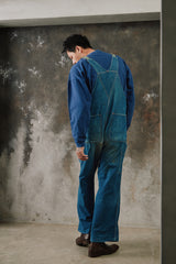 1940~50’s “TEST” Vintage Denim Overalls 原版古著丹寧工裝吊帶褲