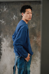Vintage 90s Nike Big Swoosh Crewneck Sweatshirt Navy USA 90年代美製 藍色大勾勾 圓領衛衣
