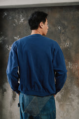 Vintage 90s Nike Big Swoosh Crewneck Sweatshirt Navy USA 90年代美製 藍色大勾勾 圓領衛衣