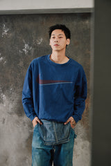 Vintage 90s Nike Big Swoosh Crewneck Sweatshirt Navy USA 90年代美製 藍色大勾勾 圓領衛衣