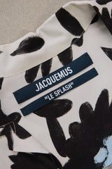 Jacquemus La Chemise Melo Floral Shirt 法國時尚品牌 經典花卉印花古巴領嫘縈襯衫