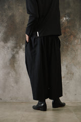 Ground Y Yohji Yamamoto Balloon Crow Pants 山本耀司支線 黑色羊毛混紡 烏鴉褲