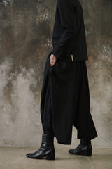 Ground Y Yohji Yamamoto Balloon Crow Pants 山本耀司支線 黑色羊毛混紡 烏鴉褲