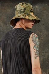 Reversible West German Sumpftarn Camo Bucket Hat 雙面戴復古迷彩戶外山系漁夫帽