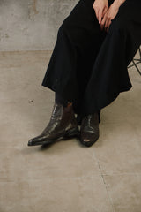 Melvin & Hamilton Brown Leather Brogue Chelsea Boots 德國鞋履品牌 棕色皮革雕花切爾西靴