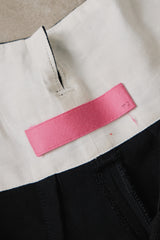 Y's Pink Label Wool Wide Leg High Rise Pants 山本耀司支線 羊毛寬幅綁腰寬褲裙