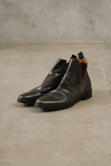 Melvin & Hamilton Brown Leather Brogue Chelsea Boots 德國鞋履品牌 棕色皮革雕花切爾西靴