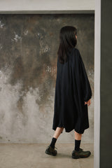 Y's Modal Rayon Tunic Dress 山本耀司支線 綁帶長版罩衫洋裝 可兩面穿