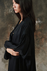 Y's Modal Rayon Tunic Dress 山本耀司支線 綁帶長版罩衫洋裝 可兩面穿