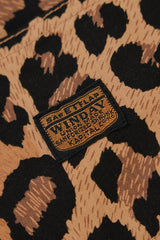 Kapital Cotton Herringbone Leopard Print Easy Baggy Pants 豹紋粗斜紋棉質立體剪裁闊腿褲