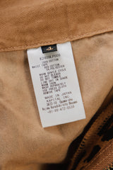 Kapital Cotton Herringbone Leopard Print Easy Baggy Pants 豹紋粗斜紋棉質立體剪裁闊腿褲
