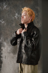 OLD JOE - PATINA HORSE-HIDE JEAN JACKET Made in Japan 經典二代牛仔夾克版型 手工舊化茶芯馬皮皮衣