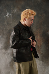OLD JOE - PATINA HORSE-HIDE JEAN JACKET Made in Japan 經典二代牛仔夾克版型 手工舊化茶芯馬皮皮衣