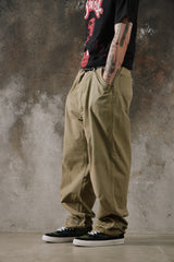 Rebuilt WW2 US Army M-43 HBT One-Piece Suit Remade Pants 美軍 M-43 魚骨紋連身服改裝軍褲
