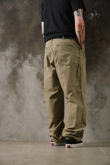 Rebuilt WW2 US Army M-43 HBT One-Piece Suit Remade Pants 美軍 M-43 魚骨紋連身服改裝軍褲