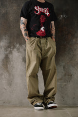 Rebuilt WW2 US Army M-43 HBT One-Piece Suit Remade Pants 美軍 M-43 魚骨紋連身服改裝軍褲