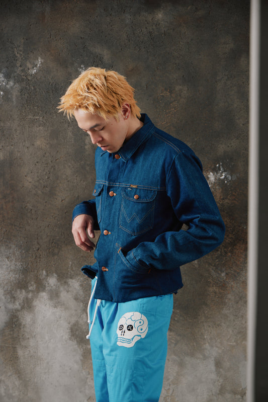 Vintage 1970s Wrangler No-Fault Denim Trucker Jacket 74136NV 美製罕見 14oz 加長版 牛仔丹寧夾克