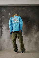 Rollmance Vol. 3: "Spider Web, Snake & Skull" (蛇髑髏) BJJ Kimono Sky Blue