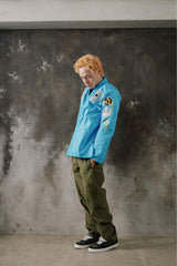 Rollmance Vol. 3: "Spider Web, Snake & Skull" (蛇髑髏) BJJ Kimono Sky Blue