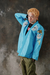 Rollmance Vol. 3: "Spider Web, Snake & Skull" (蛇髑髏) BJJ Kimono Sky Blue