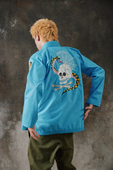 Rollmance Vol. 3: "Spider Web, Snake & Skull" (蛇髑髏) BJJ Kimono Sky Blue