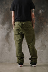 2003s Y's Yohji Yamamoto Military Drawstring Trousers YJ-P29-045 山本耀司 軍綠粗麻抽繩野戰長褲
