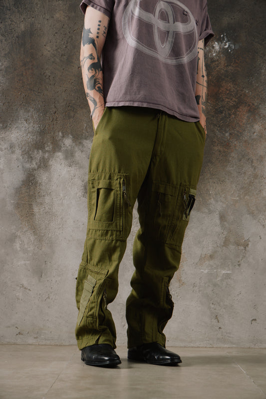 Vintage 2006 Canadian Military Issue Tactical Helicopter Crew FR Pants 加拿大空軍多口袋傘兵褲
