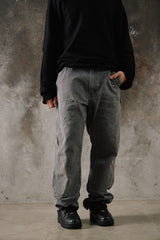 2011 Vintage Carhartt B136 GVL Gravel Grey Double Knee Pants 泥灰色卡哈特 雙膝伐木工褲 墨西哥產