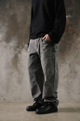 2011 Vintage Carhartt B136 GVL Gravel Grey Double Knee Pants 泥灰色卡哈特 雙膝伐木工褲 墨西哥產