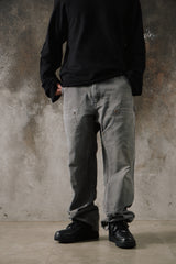 2011 Vintage Carhartt B136 GVL Gravel Grey Double Knee Pants 泥灰色卡哈特 雙膝伐木工褲 墨西哥產