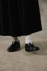 Yohji Yamamoto x Cherevichkiotvichki 17SS Laceless Asymmetrical Split Leather Derby Shoes Loafers山本耀司聯名款 手工牛皮一片式剪裁無帶皮鞋