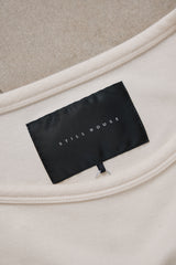 STILL HOUSE Boatneck Distressed Long Sleeve 香港工匠品牌 經典一字領落肩高叉針織長袖