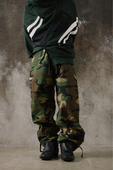 Vintage 1996 USGI ECWCS Gen1 Woodland Camo Gore-Tex Trousers 美軍公發防水叢林迷彩軍褲