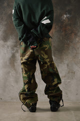Vintage 1996 USGI ECWCS Gen1 Woodland Camo Gore-Tex Trousers 美軍公發防水叢林迷彩軍褲