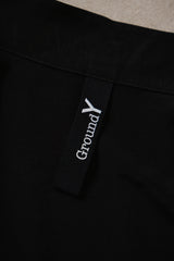 Ground Y Yohji Yamamoto CREPE DE CHINE SHAKA BUTTON STAND COLLAR SHIRT 山本耀司副線 三醋酸縐絲中式立領襯衫外套