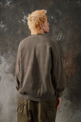 Modesty Industry Reworked Vintage 90s Looney Tunes Tasmanian Devil Splatter Sweatshirt 美國製 華納兄弟卡通酸洗潑墨做舊古著衛衣