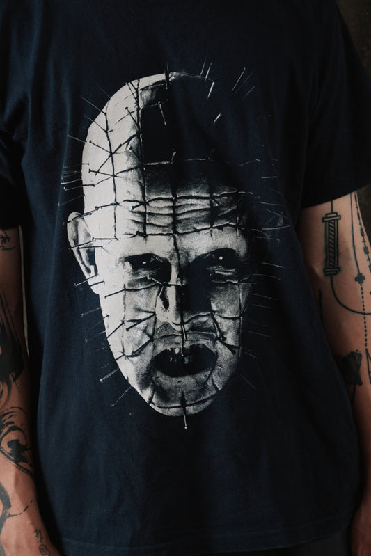 Supreme Hellraiser Pinhead Tee 電影針頭鬼人像黑色短Tee