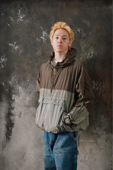 NikeLab Made in Italy Iridescent Nylon Metal Anorak Jacket 幻彩金屬光澤半拉鍊風衣夾克