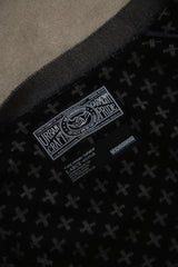 NEIGHBORHOOD All-Over Cross Print V-Neck Knit Cardigan 灰黑交織十字圖騰 V領排扣針織衫