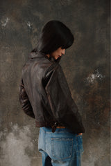 Rare 1940's Classic Vintage French Cyclist Hartmann Jacket 稀有法國騎行者皮衣外套 哈特曼夾克