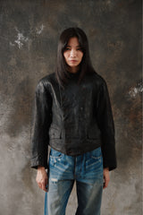 Rare 1930’s German Double Breasted Motorcycle Jacket 30年代德國雙排騎士皮衣