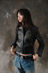 Coach 1941 Studded Leather Trucker Jacket 鉚釘胸口袋皮革夾克