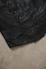 Rare 1930’s German Double Breasted Motorcycle Jacket 30年代德國雙排騎士皮衣