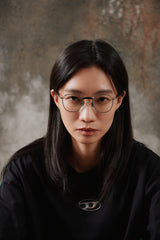EYEVAN 7285 Model 143 Glasses 日本手工復古方圓框光學眼鏡