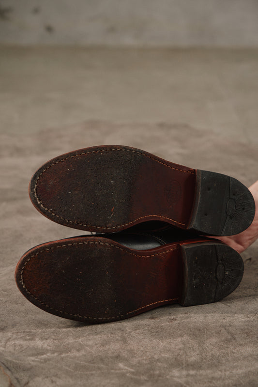 Wolverine Original 1000 Mile Boot - Black Horween Leather Made in USA 黑色皮革茶芯固特異工裝靴