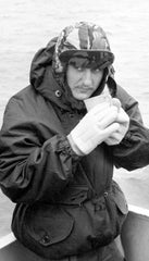 Vintage 1970s Royal Navy Ventile Weatherproof Bomb Head Smock