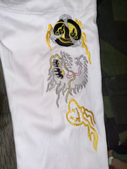 Rollmance Vol. 3: "Spider Web, Snake & Skull" (蛇髑髏) BJJ Kimono White