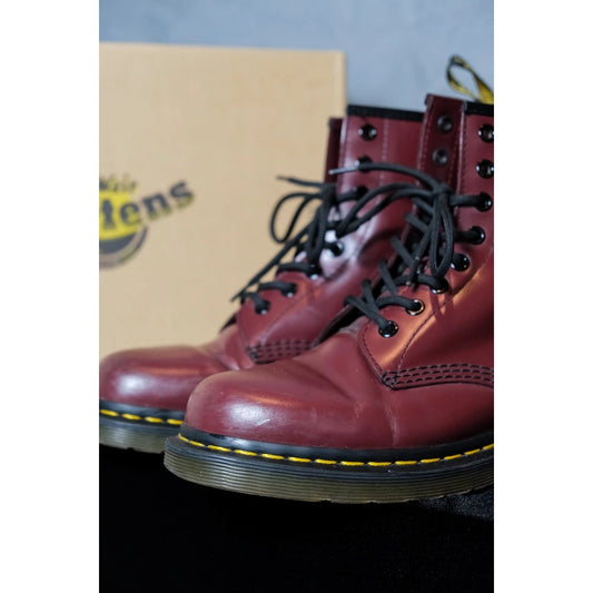 Dr Martens 1460 Boots Cherry Red Smooth 酒红色 皮靴